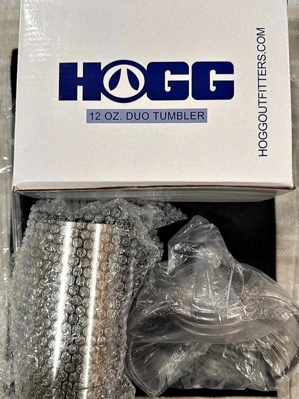 Hogg Outfitters 12 oz. Duo Tumbler Stainless Steel Tumbler Set NWT